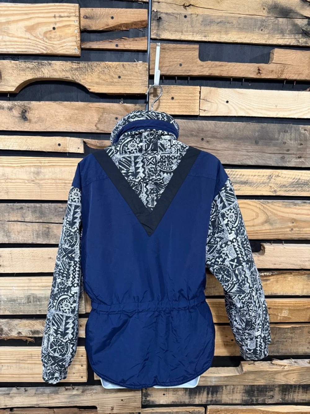 Vintage Fera Skiwear Ski Jacket Coat Women’s‎ Size 10 Navy/Black/White